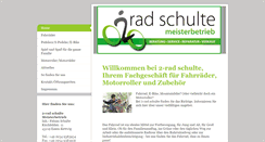 Desktop Screenshot of 2-rad-schulte.de